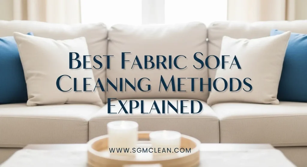 Best Fabric Sofa Cleaning Methods Explained