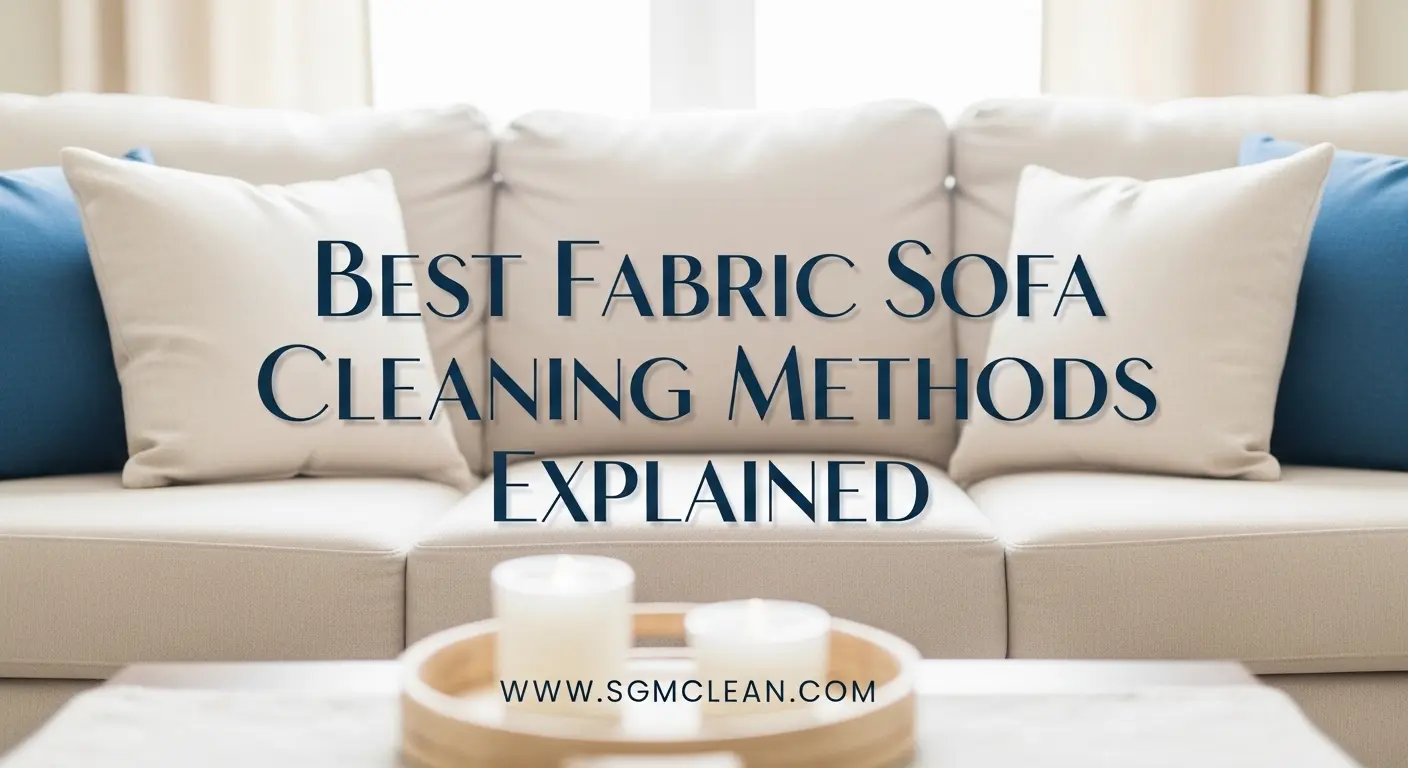 Best Fabric Sofa Cleaning Methods Explained