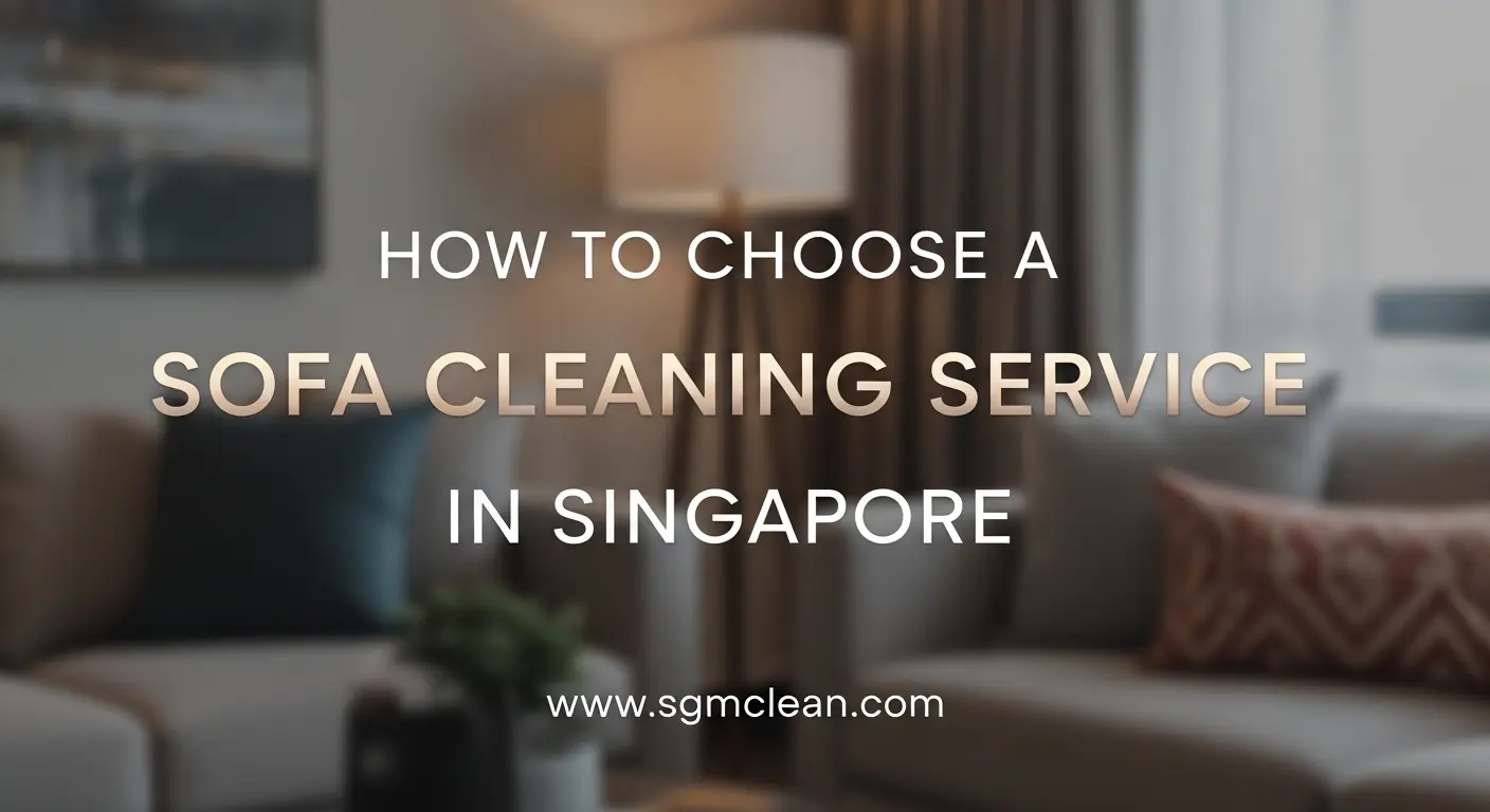 How to Choose a Sofa Cleaning Service in Singapore
