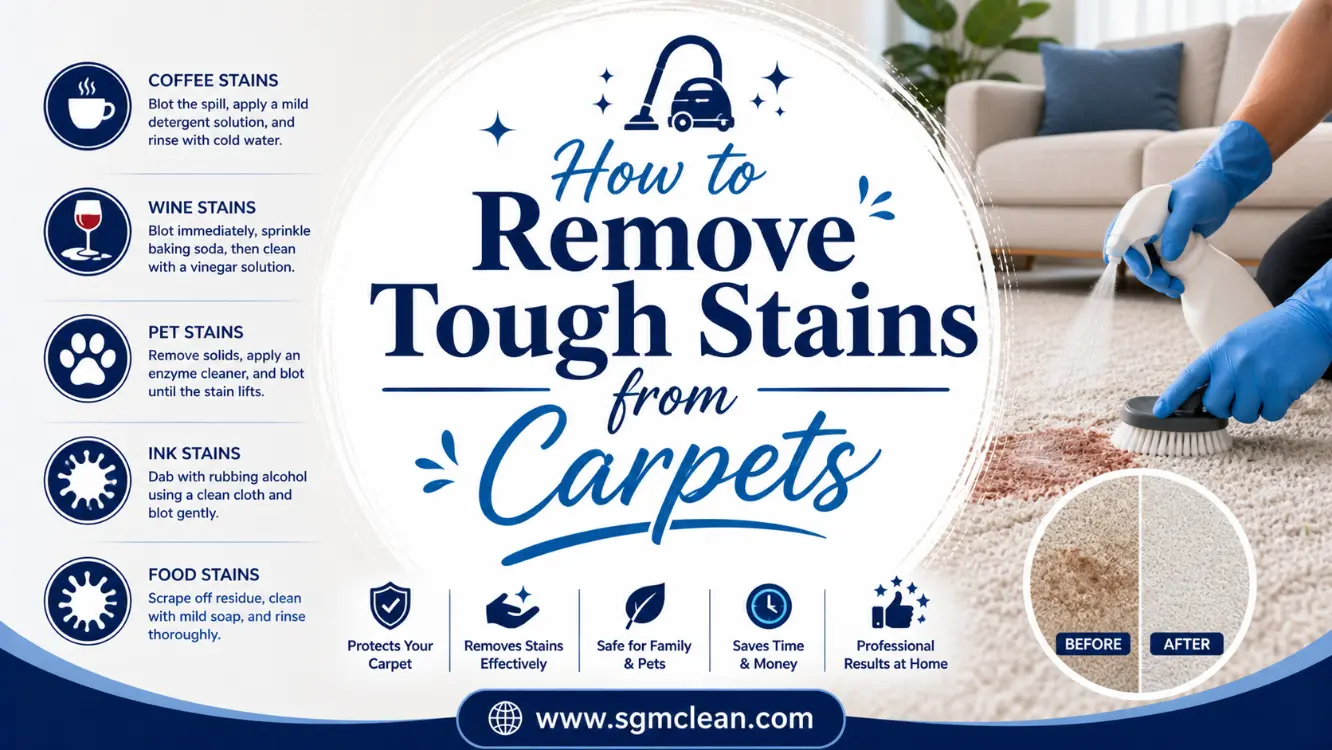How to Remove Tough Stains from Carpets