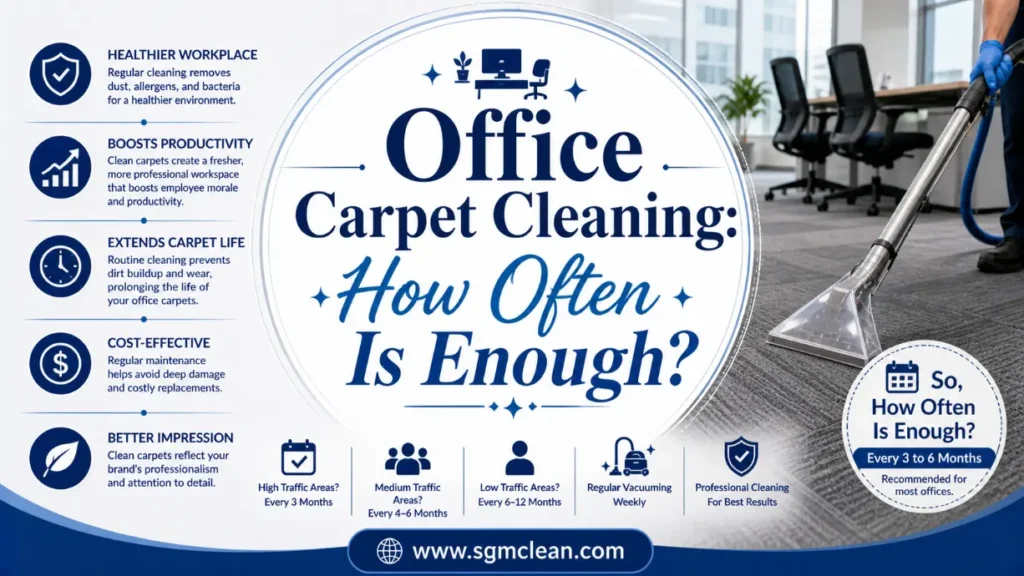 Office Carpet Cleaning: How Often Is Enough?