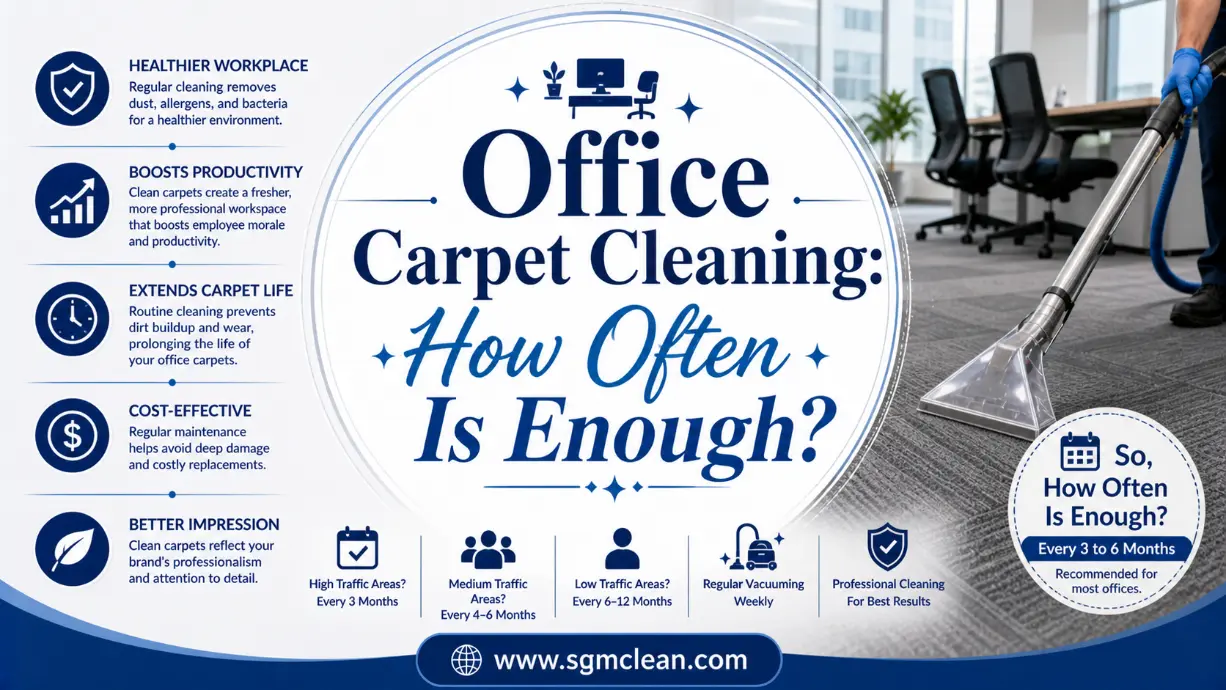 Office Carpet Cleaning: How Often Is Enough?