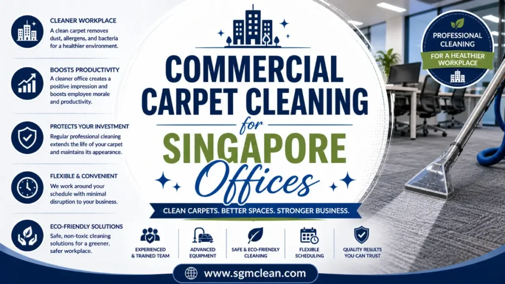 Commercial Carpet Cleaning for Singapore Offices