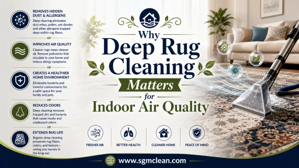 Why Deep Rug Cleaning Matters for Indoor Air Quality