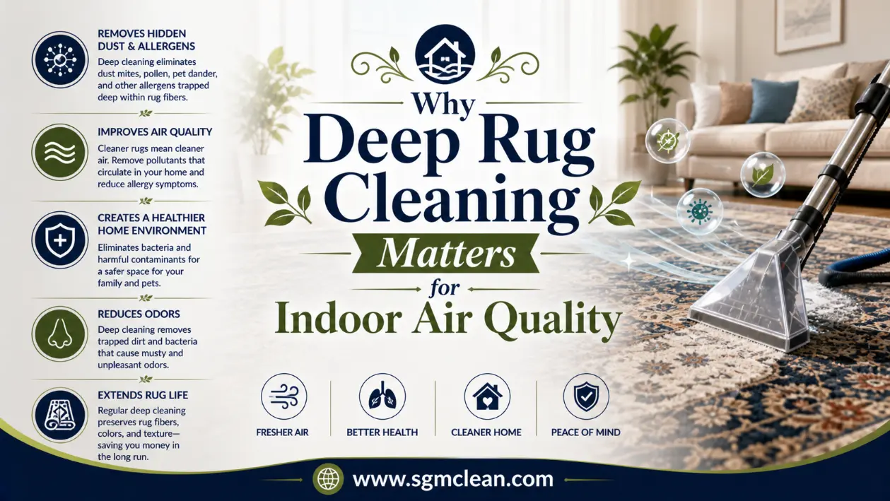 Why Deep Rug Cleaning Matters for Indoor Air Quality