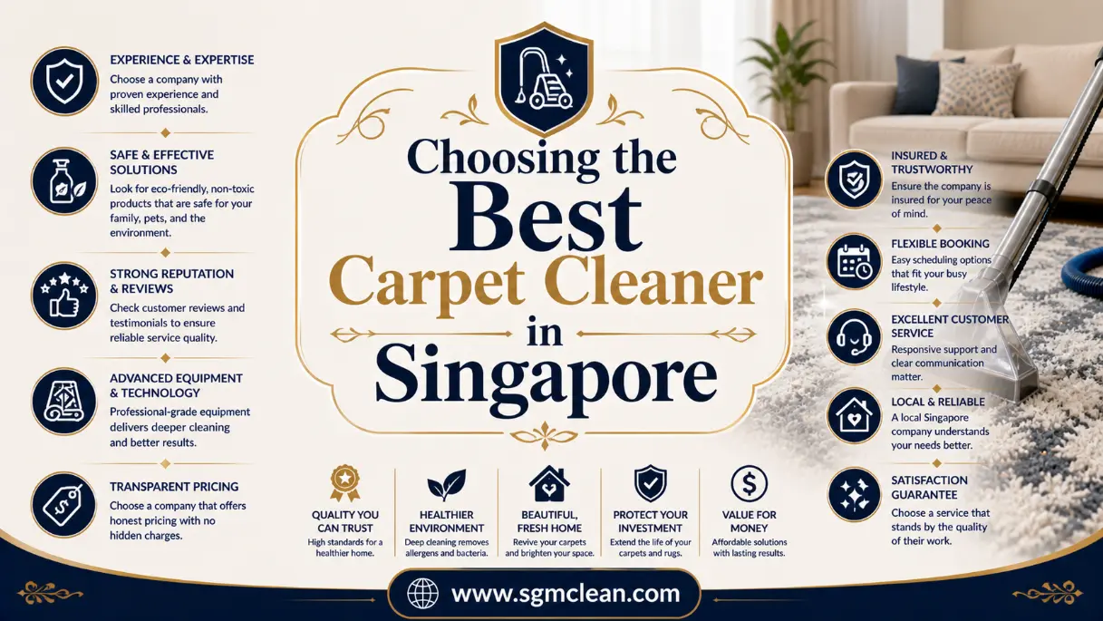 Choosing the Best Carpet Cleaner in Singapore