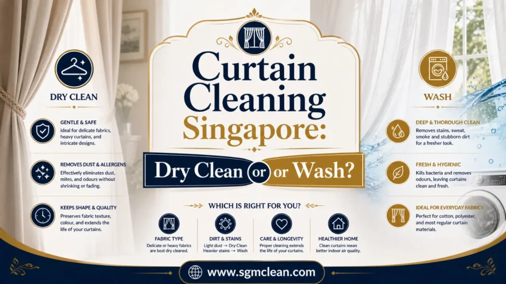 Curtain Cleaning Singapore: Dry Clean or Wash?