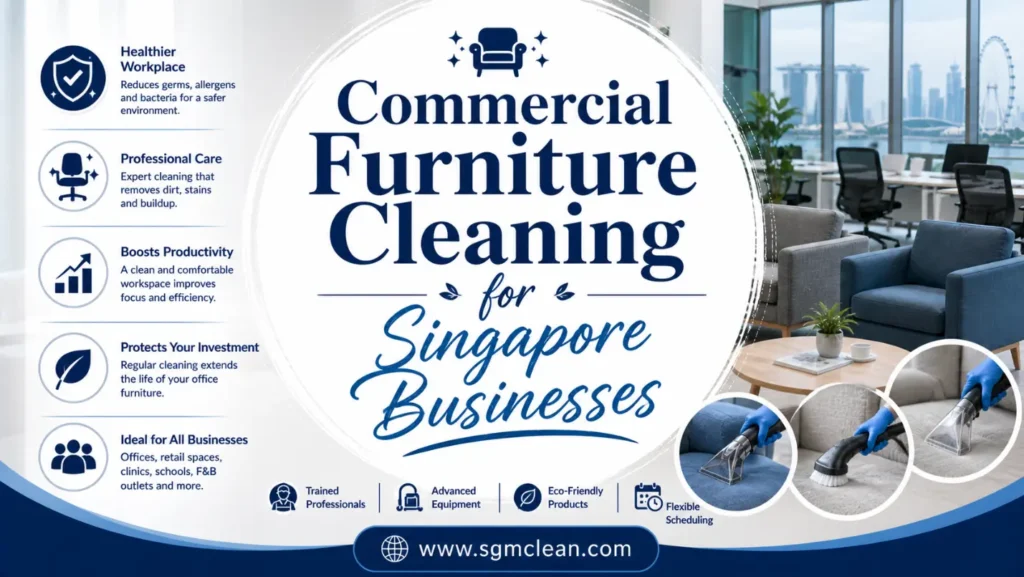 Commercial Furniture Cleaning for Singapore Businesses