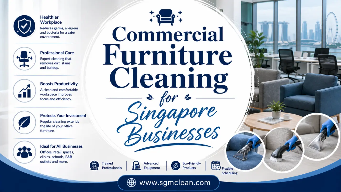Commercial Furniture Cleaning for Singapore Businesses