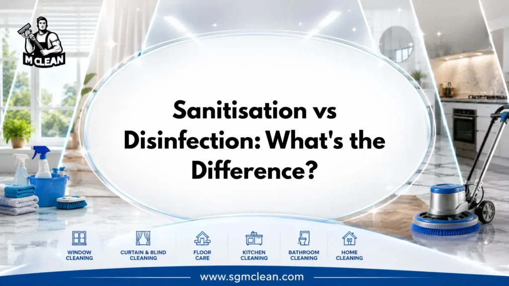 Sanitisation vs Disinfection: What's the Difference?